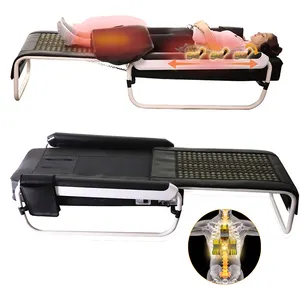 Hàn Quốc seragem healax Master V4 cơ thể bấm huyệt nhiệt hồng ngoại trị liệu Ngọc nóng đá massage giường