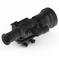 Lunette de vision thermique avec objectif 35/50/75 mm, résolution 640x512, zoom numérique 1x 2x 4x, écran OLED, portée de 1,5 km