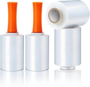 80 gauge <b>stretch</b> <b>wrap</b> with strong self-adhesion and tear resistance. Comes with convenient handle for easy use - Product Image 1