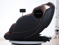 Fauteuil de massage moderne inclinable avec design fin et surveillance avancée de qualité médicale, bien-être quotidien
