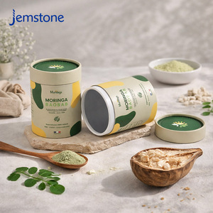 Custom Eco Friendly Vitamin Supplement Food Packaging for <b>Protein</b> Collagen Baobab <b>Powder</b> Cardboard Cylinder Paper Tube - Product Image 6