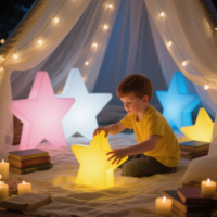 Sternförmige LED-Lichterkette Wasserdichte Außendekoration für Garten und Feiertage Weihnachtsbeleuchtung