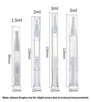 Tube vide de 3ml 5ml pour fond de teint, stylo applicateur de maquillage, correcteur, crème, huile pour cuticules, liquide