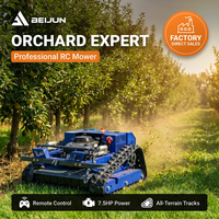 En stock, livraison rapide, tondeuses à gazon robotisées télécommandées à chenilles certifiées EPA, largeur de coupe de 550 mm, pour terrains en pente