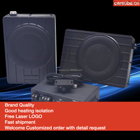 Subwoofer de voiture compact de qualité supérieure, double 6 pouces, à installer sous le siège, avec amplificateur de voiture classe D 400W RMS 2 Ohm, compatible Energy Car