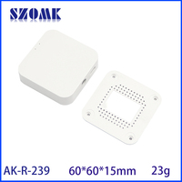 60*60*15mm Passerelle WiFi Hub sans fil IOT Boîtier électrique en plastique pour ZigBee Stable Smart APP Télécommande Capteur infrarouge