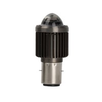 TCYATO Faro LED Universal H4 Modificado para Motocicletas BA20D P15D Blanco Amarillo 30W Potencia 1000lm Lúmenes Compatible con Elantra Mondeo