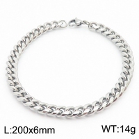 Nuevo Diseño, Fabricante Chino, Pulseras de Acero Inoxidable Estilo Hiphop Miami Cubano para Hombre y Mujer