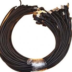 25cm Black USB 3.0 Type a Male 90 Degree Left <b>Angled</b> to USB 3.0 a Type Right <b>Angled</b> Extension Cable - Product Image 1