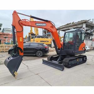 รถขุดขนาดเล็ก 5.5 ตัน มือสอง Doosan DX55 คุณภาพสูง รถขุดตีนตะขาบ Doosan DH55 dx55 มือสอง ราคาโรงงาน - Product Image 5