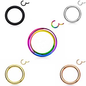 316lF136チタン鋼ボディピアスインドノーズピアスジュエリーノーズリング女性用ノーズピアス - Product Image 3