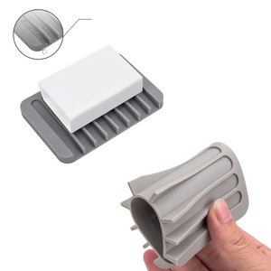 Jabonera de <span class=keywords><strong>silicona</strong></span> de primera calidad, protector de jabón <span class=keywords><strong>para</strong></span> ducha, baño, cocina, bañera, esponjas - Product Image 5