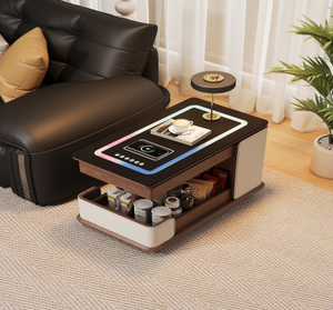 Compact Foldable End <b>Table</b>, Easy Assembly <b>Side</b> <b>Table</b>, Space Saving Occasional <b>Table</b> for Balcony Apartment Dorm - Product Image 4