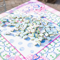 2026 New Bama Mahj the Ginger 160 Acrylic Mahjong Mahjongg Tiles 4 Layer & Bama Mahj Mahjong Mat Tersedia di Stok