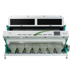 Büyük ölçekli renk sıralama makinesi pirinç tahıl fasulye renk sıralayıcı makinesi taze pirinç optik sıralama makinesi