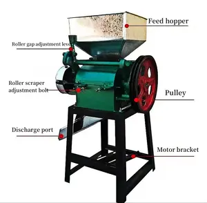 Petit type automatique flocons d'avoine de maïs aplatissant la machine/orge aplatissant la machine pour le Offre Spéciale