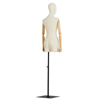 Mannequins en gros, demi-corps féminin, mannequin féminin réglable, mannequin pour créateur de mode féminin