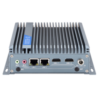 Mini ordinateur industriel durable et robuste avec un design sans ventilateur, doté de 2 ports LAN 2 HDMI 4 USB et 2 ports COM