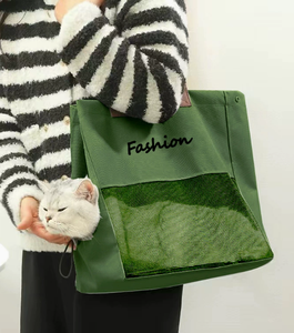 Bolso portátil y ligero para mascotas, transpirable, de un solo hombro, para gatos y perros pequeños, mochila cruzada. - Product Image 3