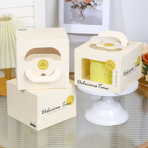 Scatola per torte in stile europeo con finitura bronzata, 4/6/8/10 pollici, per durian, lasagna, prodotti da forno, confezione regalo per compleanno, portatile, per esportazione - Product Image 3