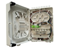 8ZX pra-konektor adaptor SC kotak distribusi kabel Fiber optik dengan 1*8 PLC Splitter Lan nirkabel siap