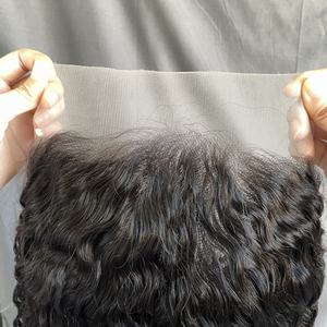 Perruque transparente à dentelle complète, perruque frontale HD à dentelle, perruque ondulée en cheveux humains, 30 pouces, 13x4, perruque frontale à ondulations profondes Jerry Curly - Product Image 2