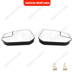 ที่คลุมกระจกรถยนต์ลายหมาป่าทะเลสาบสำหรับ Ford Transit T250 T350 T150ด้านหลังขวาด้านซ้ายสีดำ ABS อะไหล่ใหม่ - Product Image 3