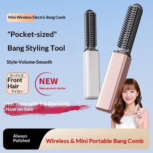 Mini fer à lisser sans fil portable à chargement sans fil, nouveau modèle, ne détient pas les cheveux, pour usage domestique, vente en gros - Product Image 2