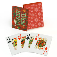 Cartes à Jouer Personnalisées Imprimées, Écologiques et Imperméables - Jeu de Société Familial, Taille et Couleur Personnalisables, Durables et Portables pour Cadeaux