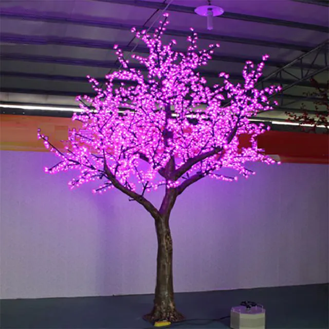 Wedding Decoration Theme Park Event Trees LED Cherry Blossom Tree Light