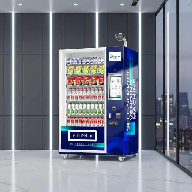 2025 Hot Sale Smart Vending Machine - 24H Snack Drink Combo with Cashless Payment Supports cloud management