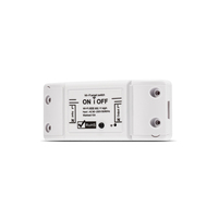 Disjoncteur intelligent Wi-Fi avec contrôle via l'application Tuya Smart Life, 10A, compatible Alexa et Google Home