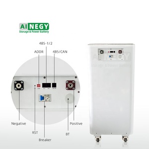 ผู้ผลิตจัดจำหน่ายโดยตรง แบตเตอรี่ลิเธียมไอรอนฟอสเฟตแบบแนวตั้ง 48V 400Ah สำหรับเก็บพลังงานในครัวเรือน AIN-48V400AH 48v - Product Image 3