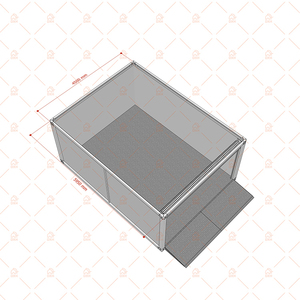 Di động <span class=keywords><strong>prefab</strong></span> phẳng gói container nhà để xe 4.5*5.95m thiết kế nhà máy với mái dốc làm bằng bảng điều khiển bánh sandwich và thép - Product Image 6