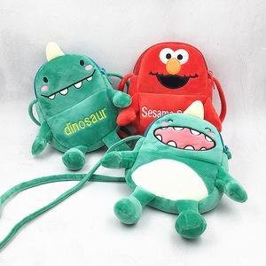 <span class=keywords><strong>Sac</strong></span> à <span class=keywords><strong>dos</strong></span> en peluche pour garçons, motif animal de dessin animé mignon, <span class=keywords><strong>sac</strong></span> bandoulière anti-vol avec fermeture à bouton en microfibre, 20-36L - Product Image 1