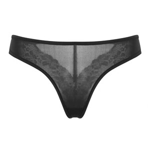 String européen et américain, taille basse, fin, respirant, sexy et séduisant, culotte triangle en dentelle pour femmes - Product Image 1