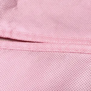 Borsa per indumenti in tessuto non tessuto rosa con copertura antipolvere per abbigliamento trasparente ecologico all'ingrosso personalizzato