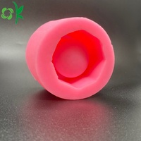 OKSILICONE écologique créatif bricolage Silicone fleur Pot moule cendrier bougie Silicone moules gypse ciment fleur succulente
