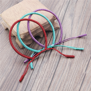 Khuyến Mại Quà Tặng Giá Rẻ Tùy Chỉnh Handmade Có Thể Điều Chỉnh Knots Rope Vòng Đeo Tay Bện Macrame Vòng Đeo Tay Người Đàn Ông Phụ Nữ - Product Image 5