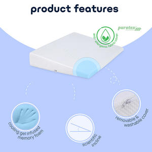 <span class=keywords><strong>Almohada</strong></span> Ergonómica <span class=keywords><strong>para</strong></span> Bebé Comfy Baby, <span class=keywords><strong>de</strong></span> Bambú/Lino con Espuma Viscoelástica, Diseño Multifuncional Impermeable <span class=keywords><strong>para</strong></span> la Calma <span class=keywords><strong>de</strong></span> los Recién Nacidos - Product Image 2