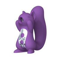 Tiefenmassage-Vibrator in Eichhörnchenform, Zungensaugvibrator, Nippelsauger-Massagegerät