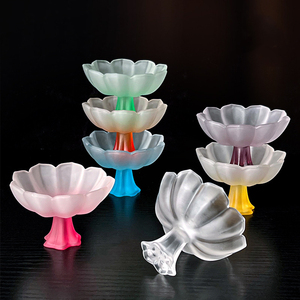 Tazze da Tè in Vetro con Design a Fiore di Loto, Colore Trasparente, per Tè del Pomeriggio, Latte, Succhi di Frutta e Altre Bevande - Product Image 6