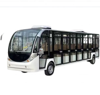 Bus urbain à 11/13/15/23 places, campus, alimenté par batterie 72V, parc de villégiature, aéroport, véhicule électrique de tourisme, bus personnalisé