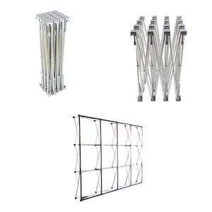 Feamont Pop Up tường Popup đứng vải hiển thị biểu ngữ biểu ngữ cong triển lãm pop-up Backdrop xúc tiến triển lãm thương mại hiển thị quảng cáo - Product Image 6