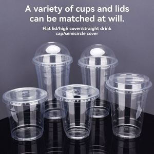 Gobelets en plastique PET 12oz 16oz, gobelets jetables transparents pour boissons froides, smoothies, sodas, jus, café, restaurant - Product Image 5