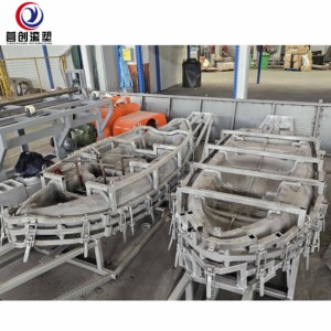 Moule de bateau en plastique à vente chaude, moule de kayak et machine de rotomoulage à balançoire de four avec <span class=keywords><strong>prix</strong></span> <span class=keywords><strong>d</strong></span>'usine - Product Image 3