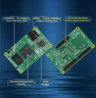 Carte de développement industrielle EB-RK3562-EVM RK3562 Quad-core Cortex-A53 2.0GHz LPDDR4X EMMC pour robotique et applications médicales