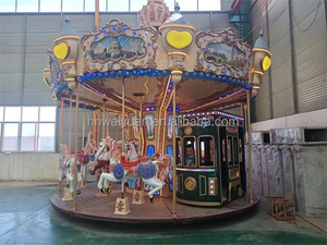 Индивидуальная полноразмерная Крытая/уличная Карусель лошадь ISO CE сертифицированная Ninos в европейском ярмарочном парке развлечений стандарт - Product Image 6