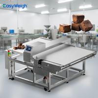 Harga Detektor Logam Makanan Tipe Konveyor Baja Anti Karat Lebar Ekstra Easyweigh FMD-100 untuk Cokelat, Biskuit, dan Roti yang Dijajarkan Secara Berbaris