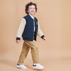 Chaquetas de Moda para Niñas Hongbo, Chaquetas Bomber Elegantes, Ropa de Abrigo <span class=keywords><strong>Infantil</strong></span>, Chaquetas Varsity Personalizadas de Primera Calidad para Niños - Product Image 3